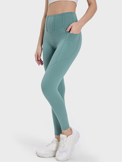 Millennia Pocketed High Waist Active Leggings