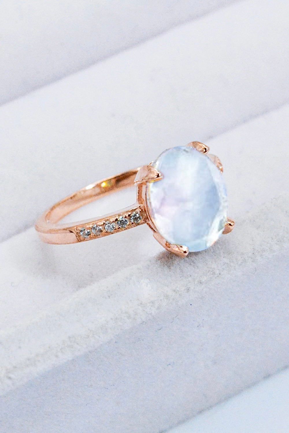 Get A Move On Moonstone Ring