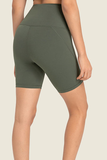 Millennia Seamless High-Rise Wide Waistband Biker Shorts