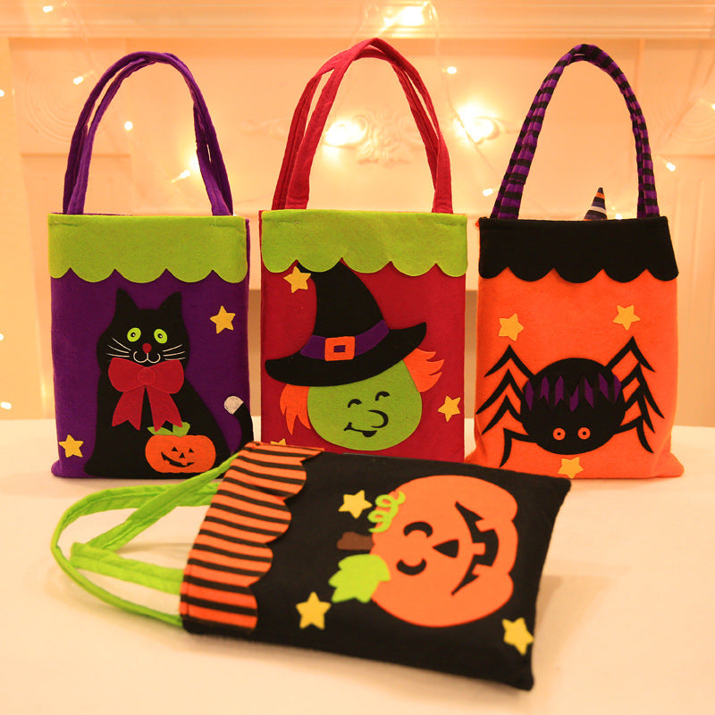 Assorted 2-Piece Halloween Element Handbags