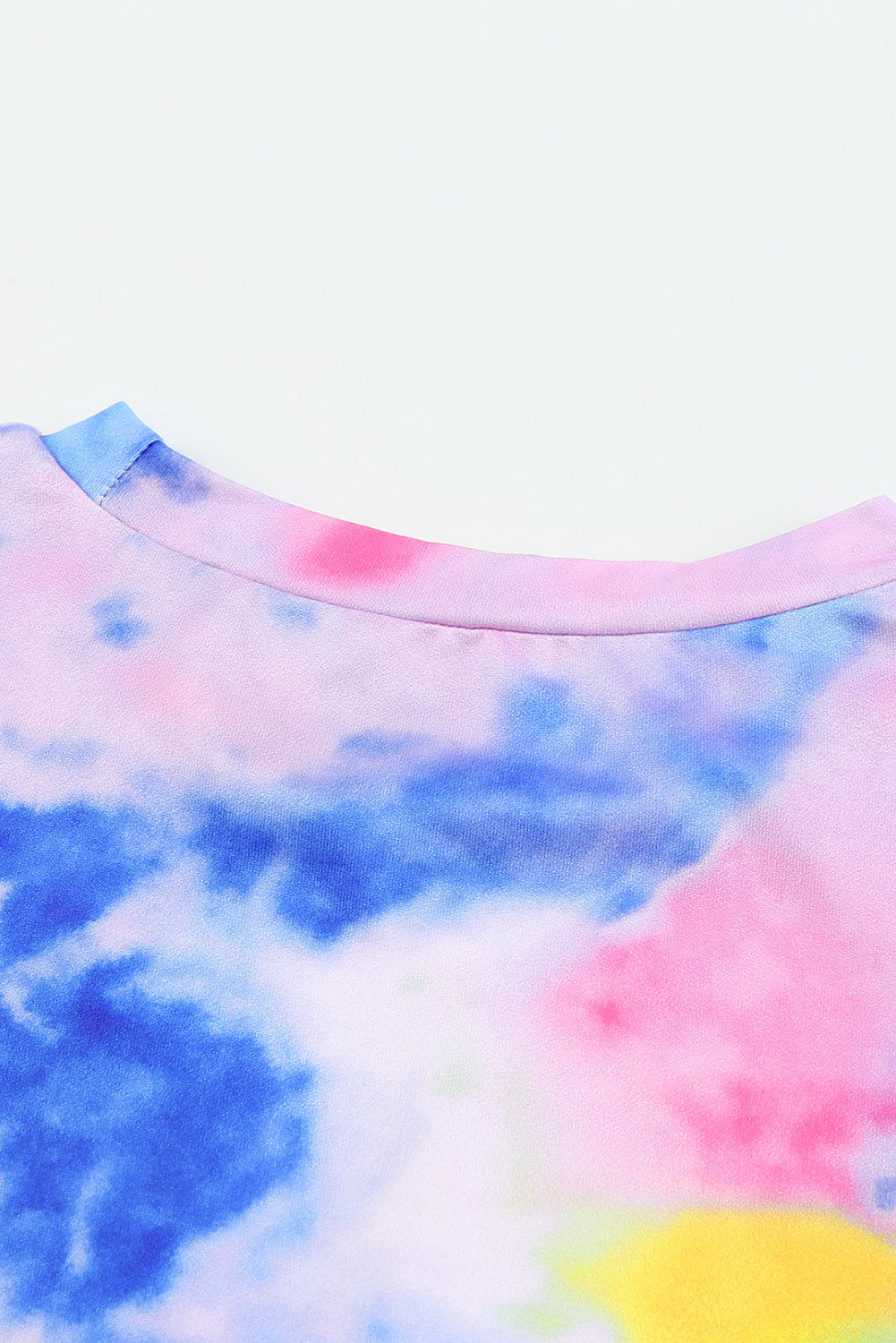 Girls Tie-Dye Twist Front Long Sleeve Top