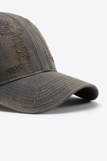 Distressed Adjustable Baseball Cap