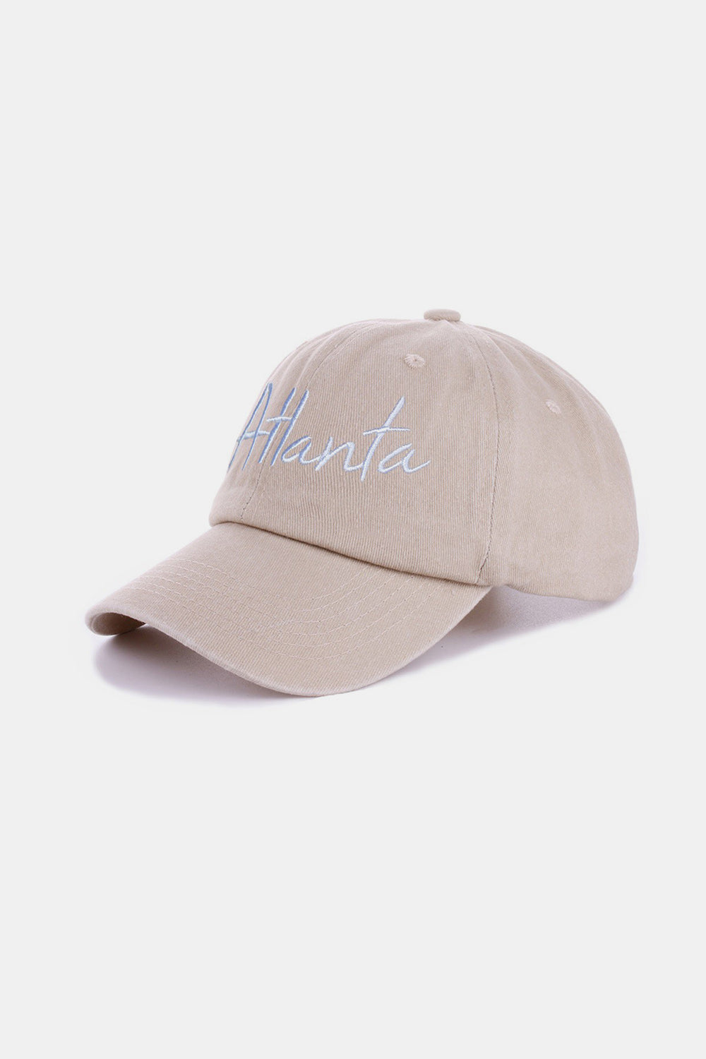 Zenana Washed ATLANTA Embroidered Baseball Cap