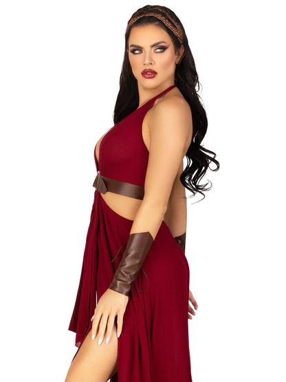 Women Warrior Maiden 4 Piece Halloween Costume