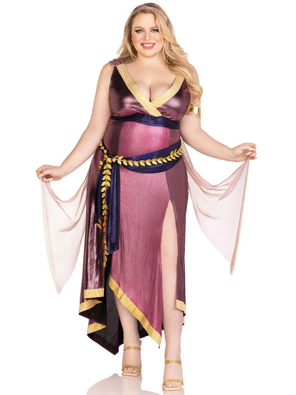 Amethyst Goddess 3 Piece Plus Size Halloween Costume