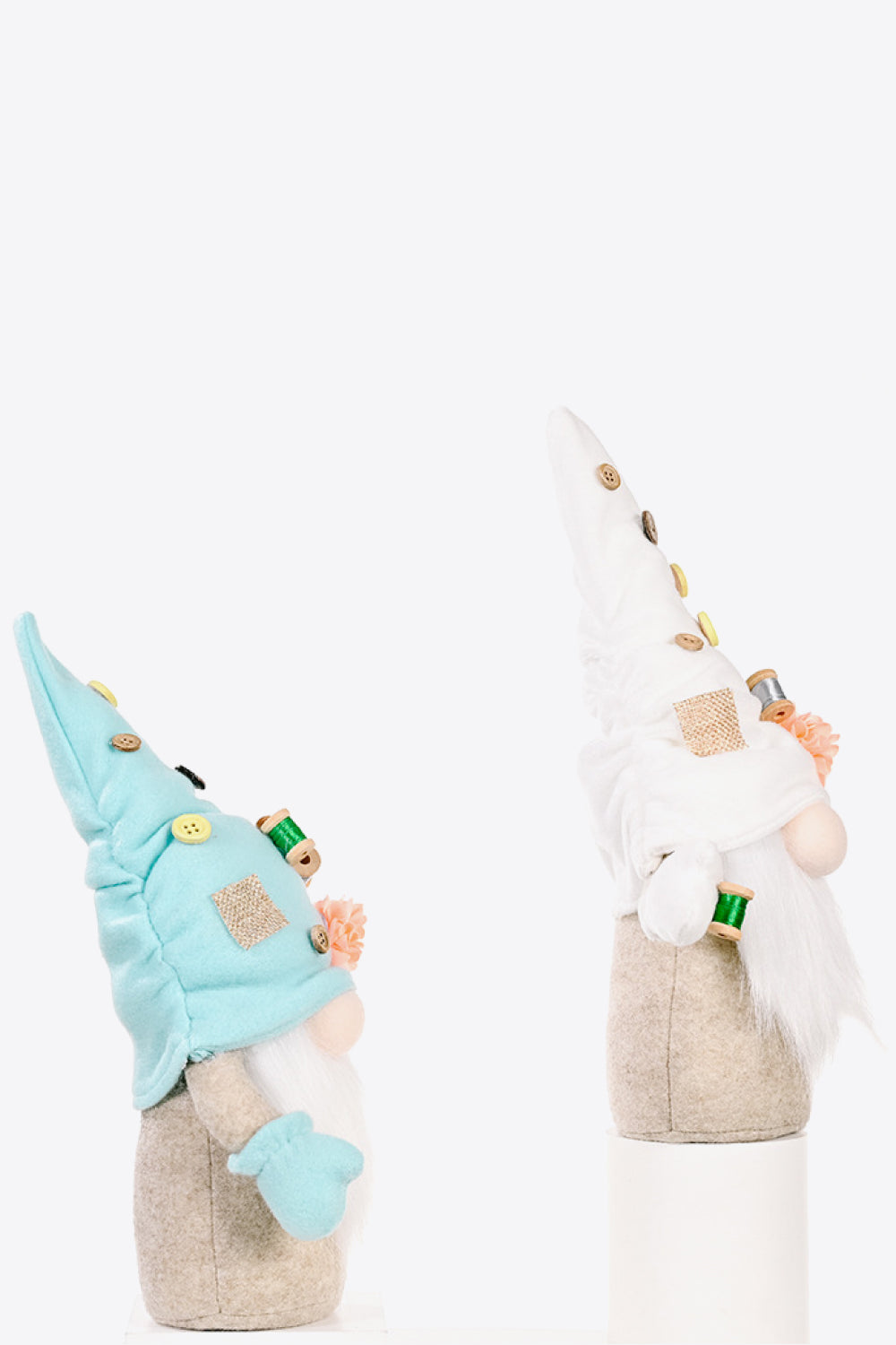 2-Pack Buttoned Faceless Gnomes