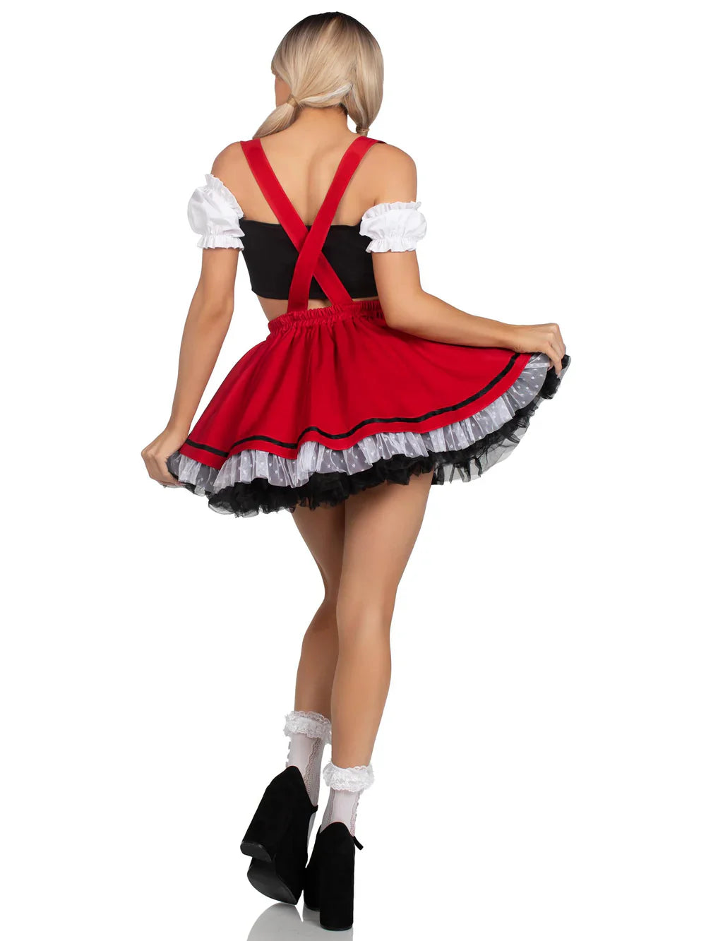 Beerfest Babe 2 Piece Multicolor Oktoberfest Costume