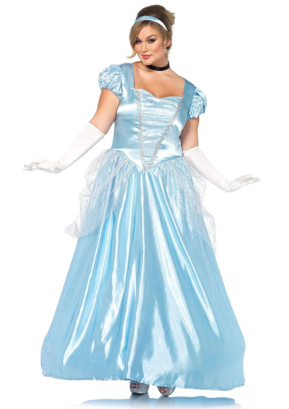 Classic Cinderella Plus Size 3 PC Halloween Costume