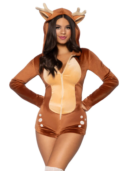 Cute Comfy Fawn Romper Halloween Costume