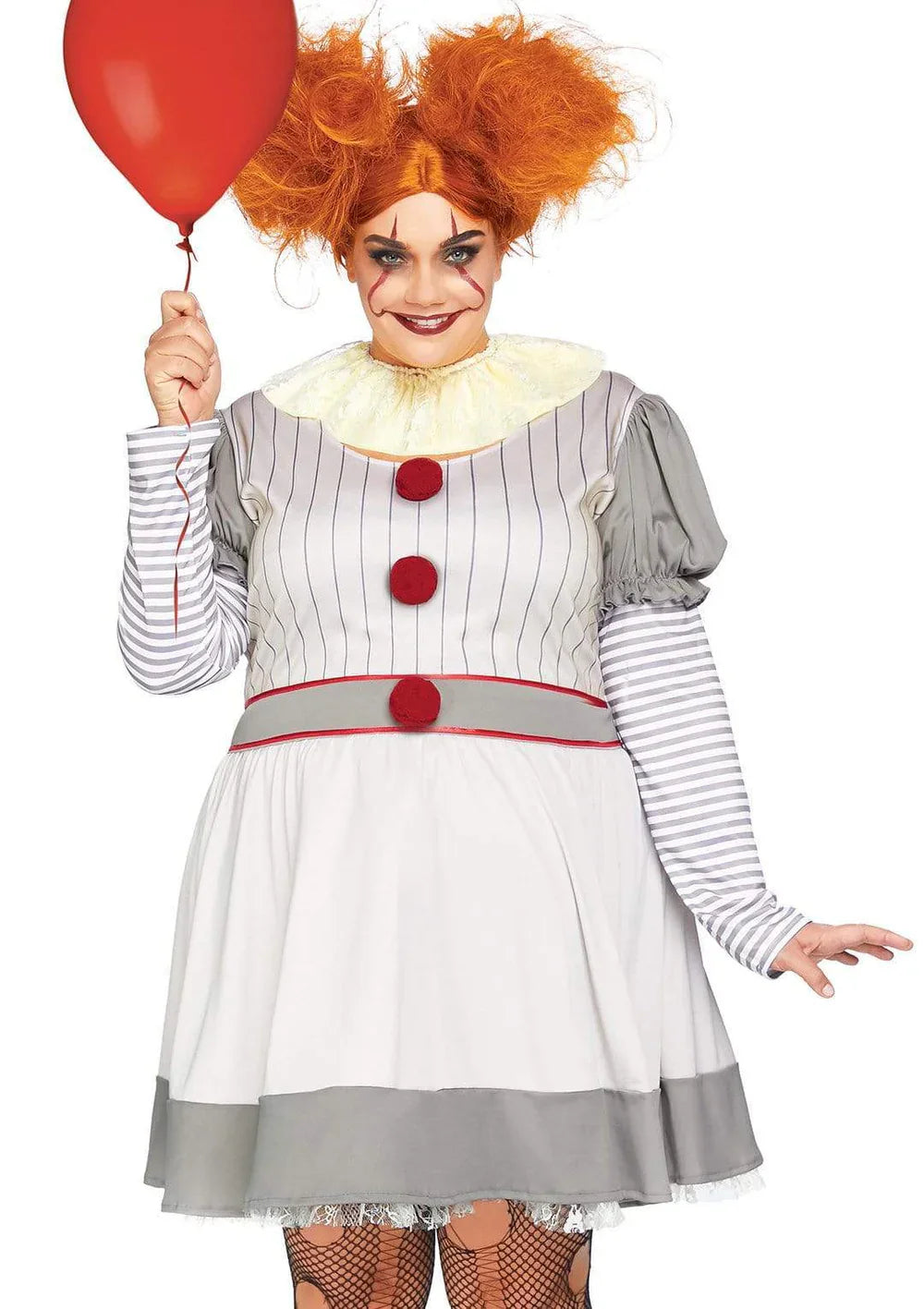 Creepy Clown Plus Size Halloween Costume