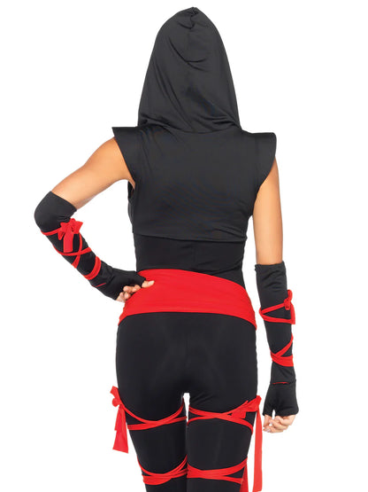 Deadly Ninja 4 Piece Halloween Costume