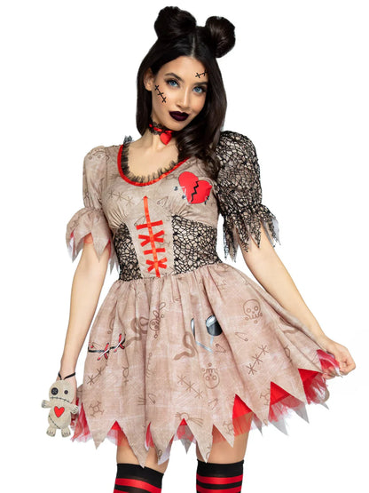 Deadly Voodoo Doll 3 Piece Halloween Costume