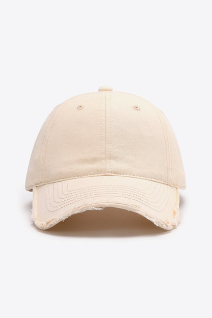 Distressed Adjustable Baseball Cap