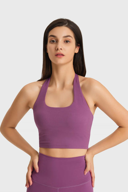 Millennia Breathable Halter Neck Sports Bra