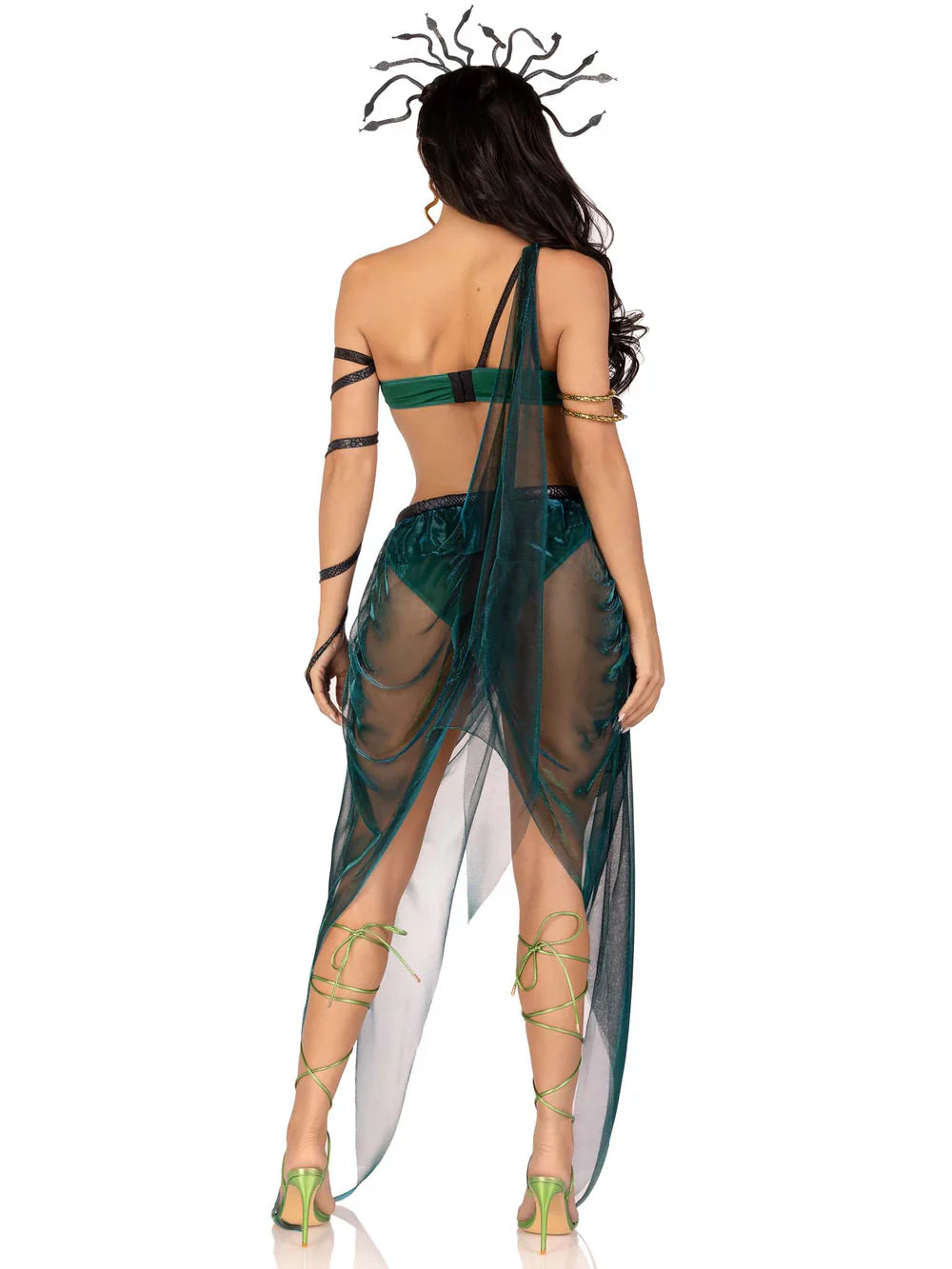 Green Snake Medusa 4 Piece Halloween Costume