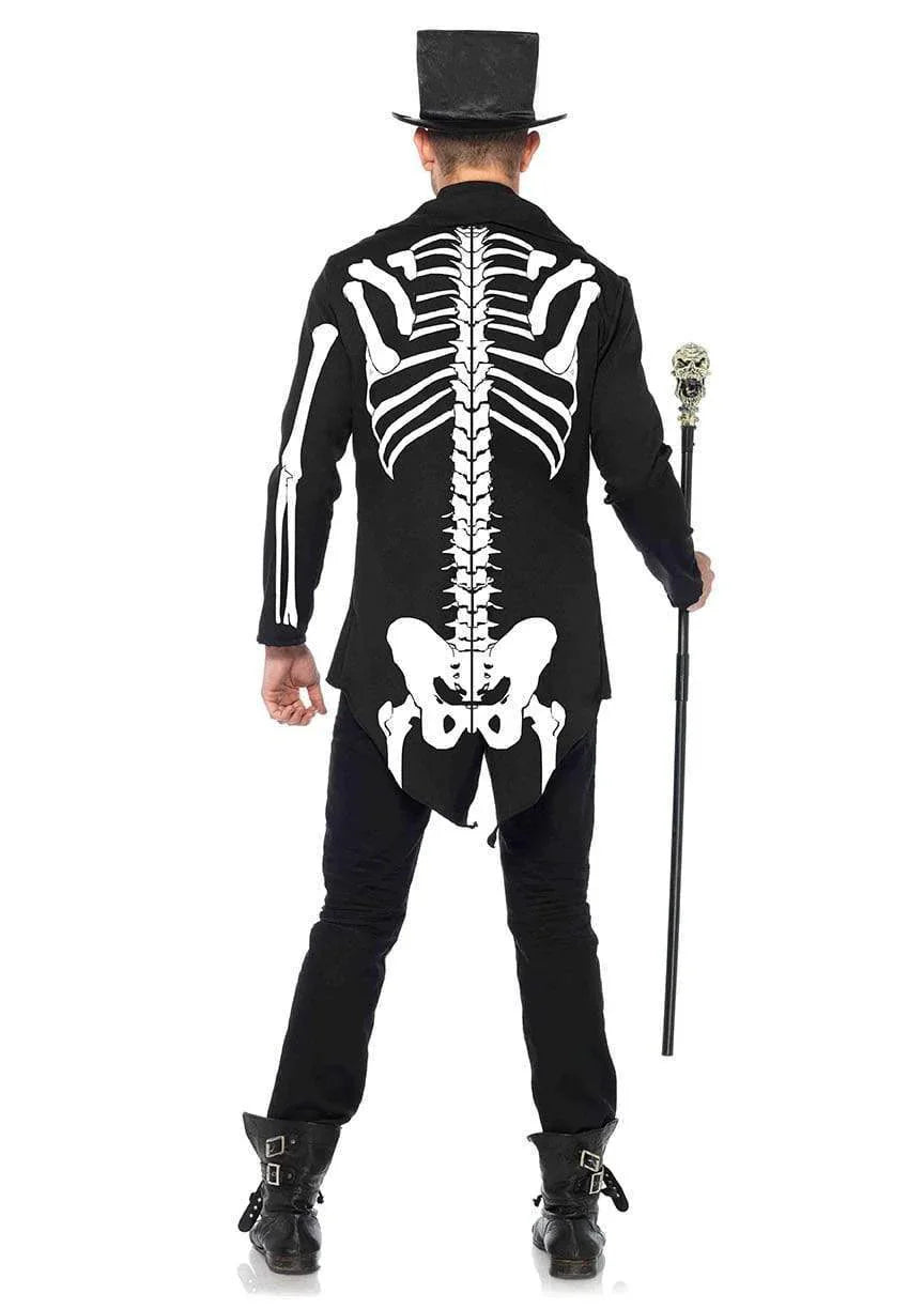 Men's Bone Daddy Skeleton 2 Piece Halloween Costume