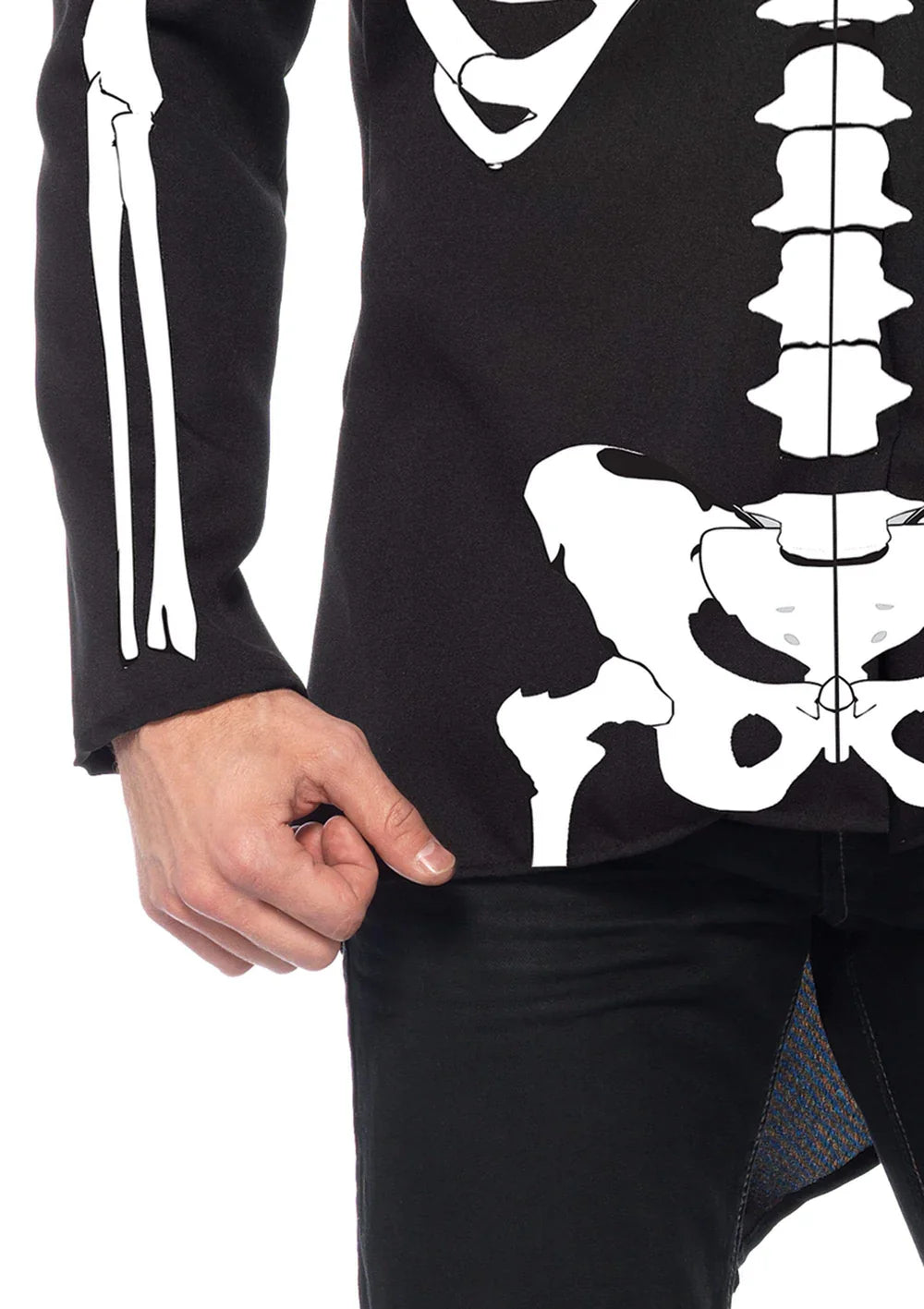 Men's Bone Daddy Skeleton 2 Piece Halloween Costume