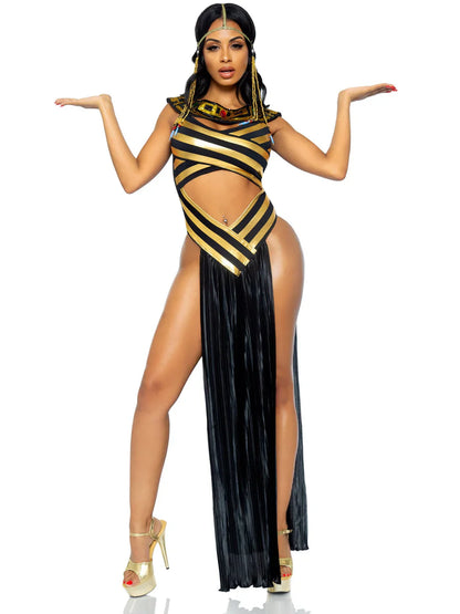 Queen of Nile Catsuit 3 Piece Halloween Costume