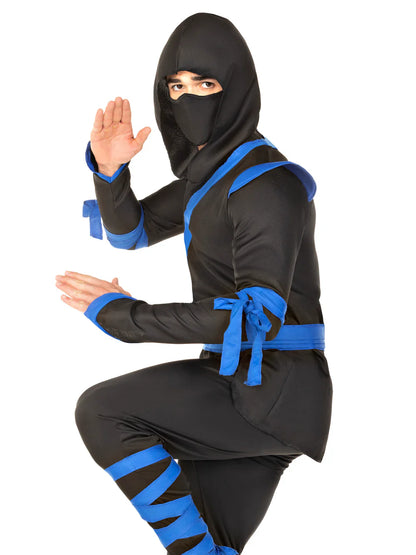 Men's 5 Piece Halloween Ninja Costume