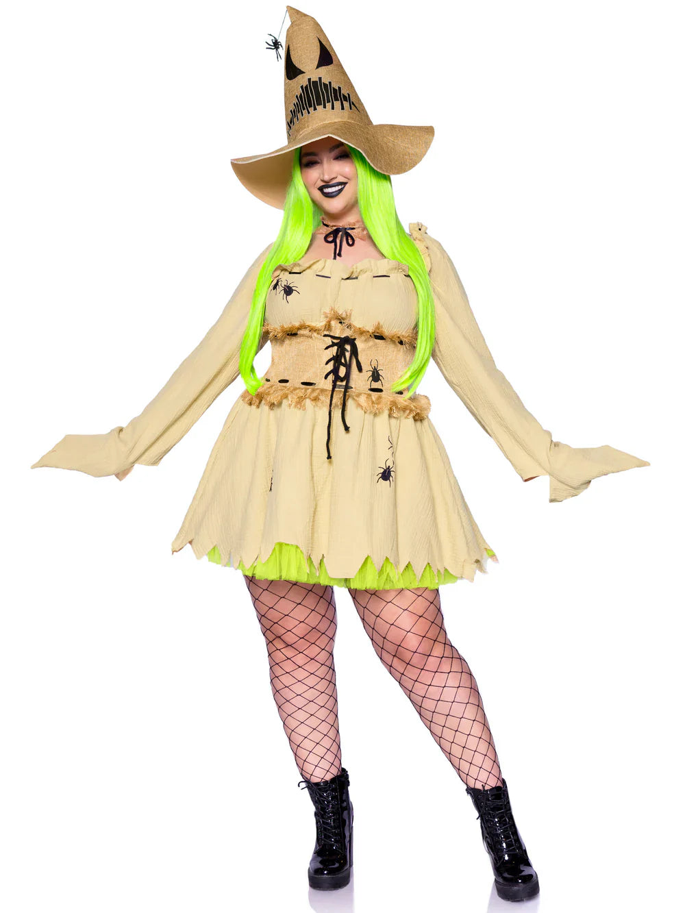 Bugged Out Baddie 3 Piece Plus Size Halloween Costume