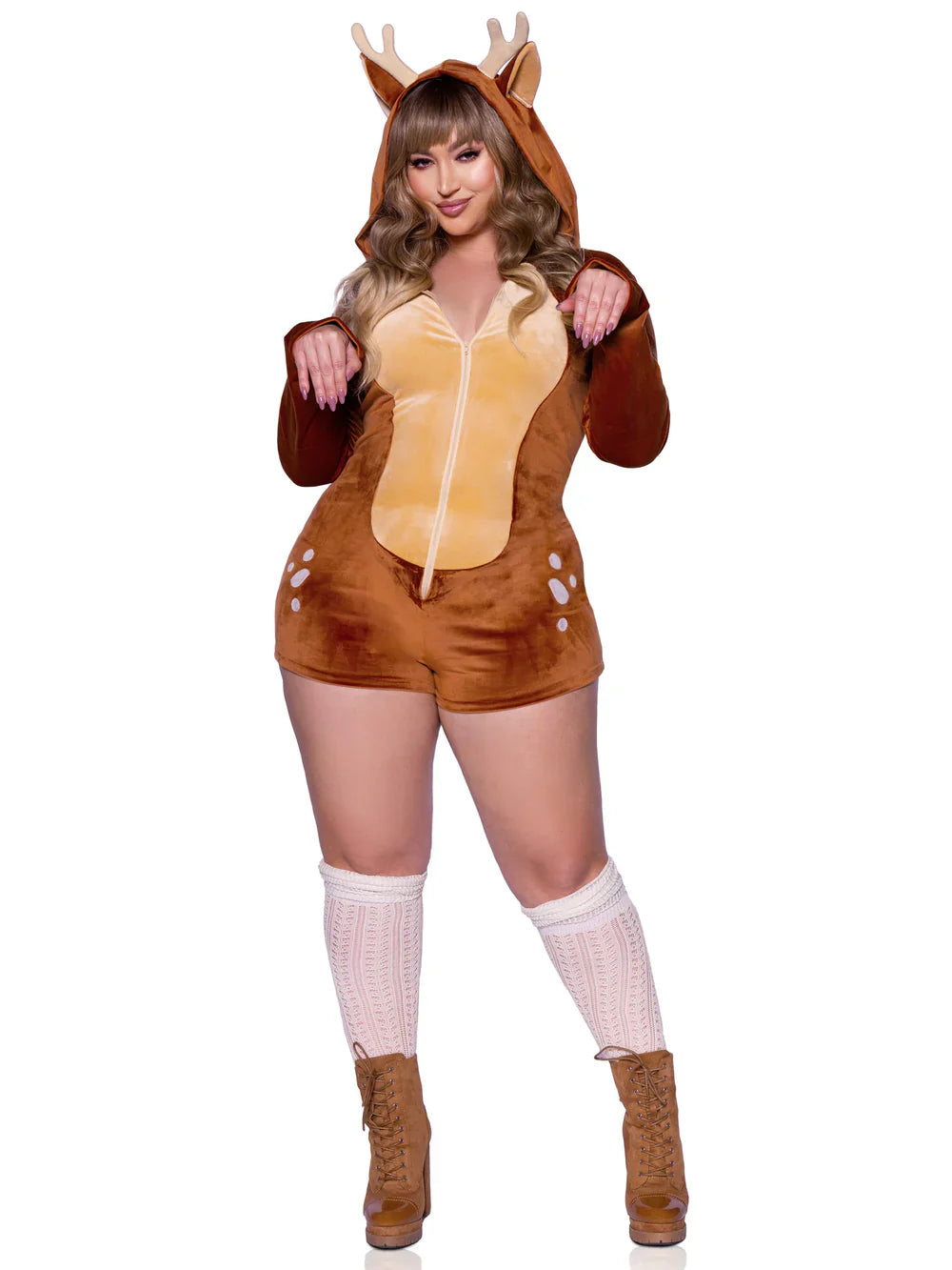 Cute Fawn Romper Halloween Plus Size Costume