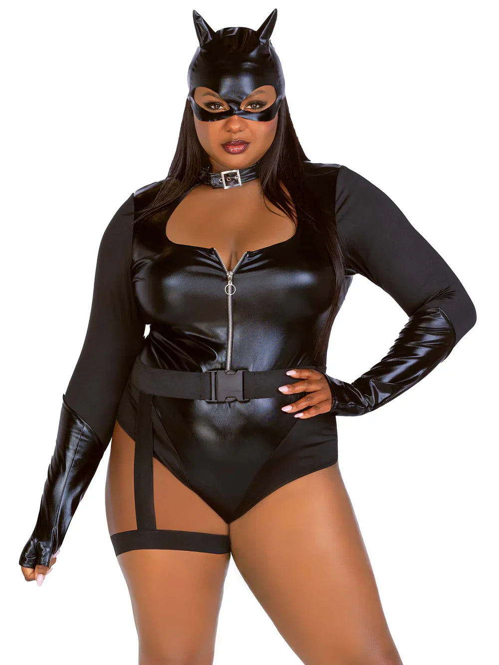 Fierce Feline 3 Piece Plus Size Halloween Costume