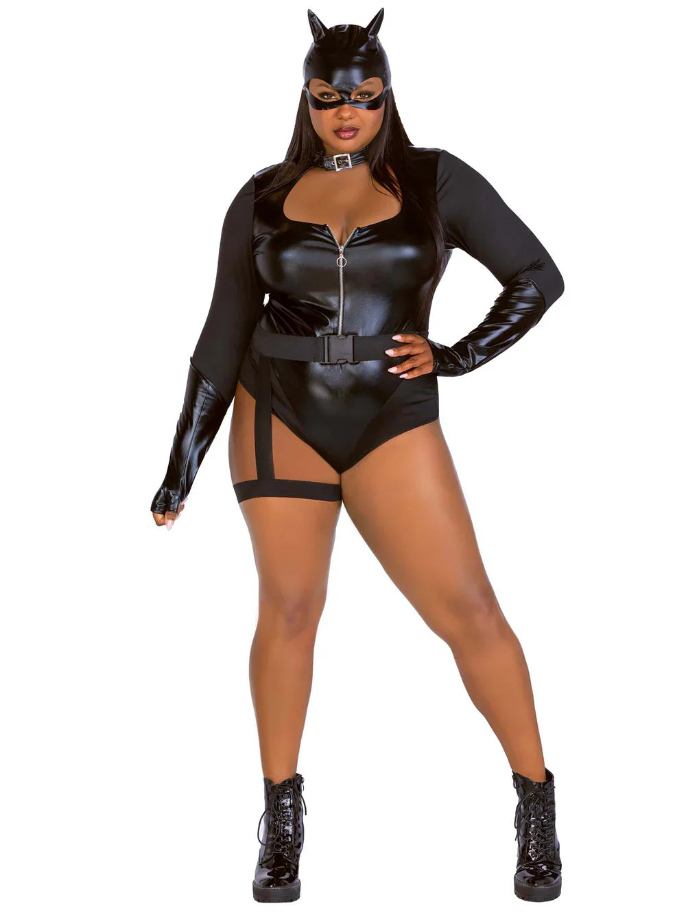 Fierce Feline 3 Piece Plus Size Halloween Costume