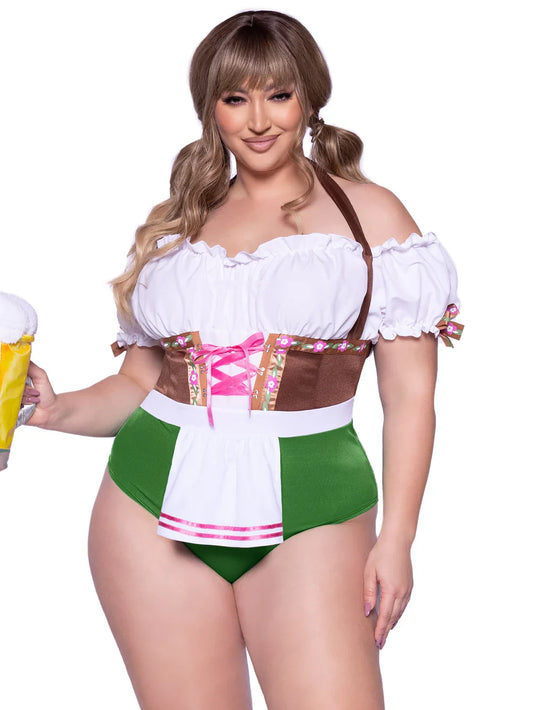 Flirty Fraulein Plus Size Oktoberfest Costume