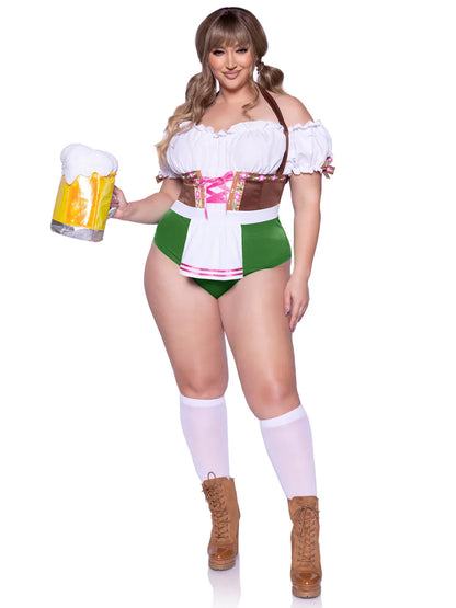 Flirty Fraulein Plus Size Oktoberfest Costume