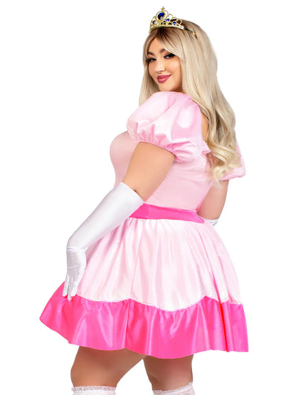 Pink Princess Plus Size 4 PC Halloween Costume