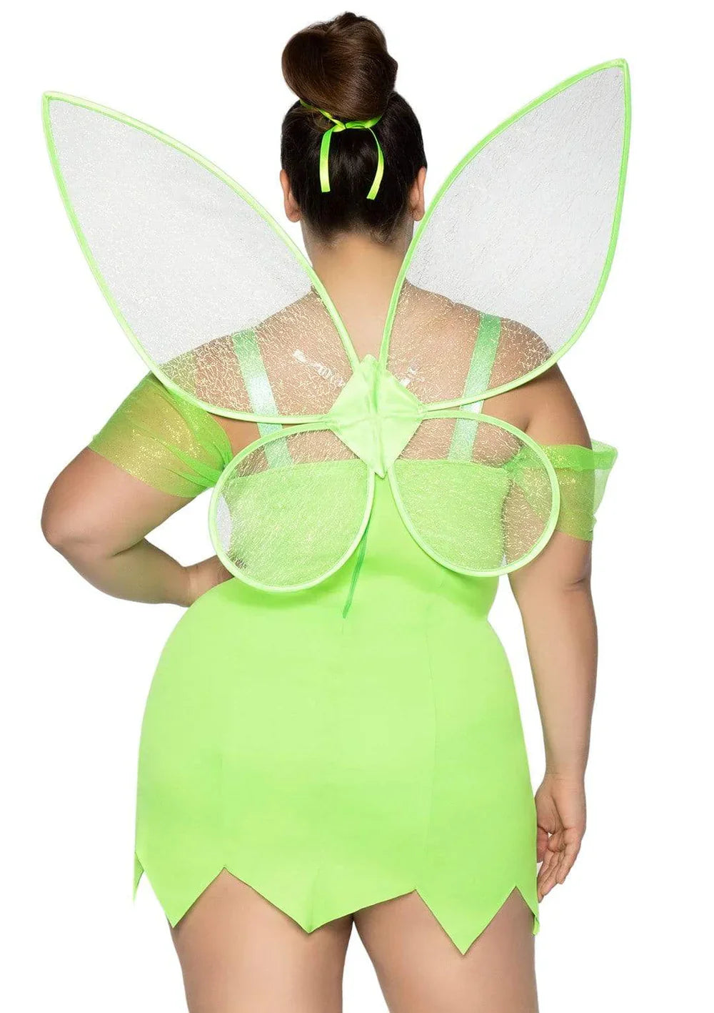 Pretty Pixie Fairy Dress Plus Size Halloween Costume with Wings