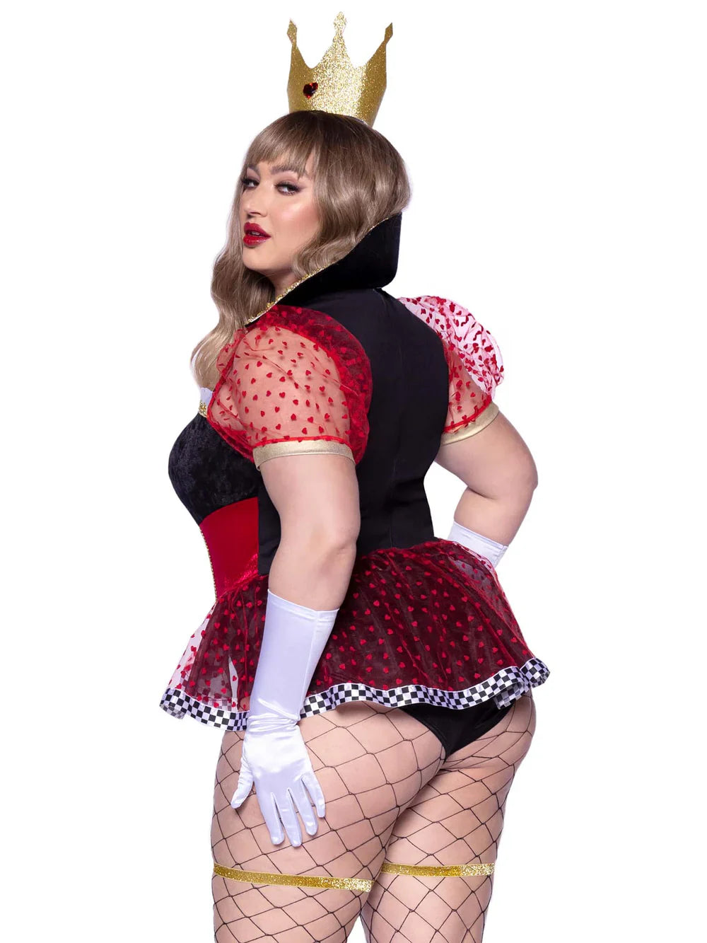 Ravishing Red Plus Size 2 PC Queen Halloween Costume