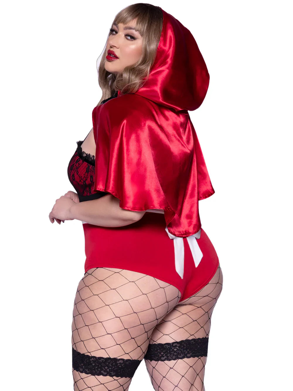 Naughty Miss Red Riding Hood Plus Size 3 PC Halloween Costume