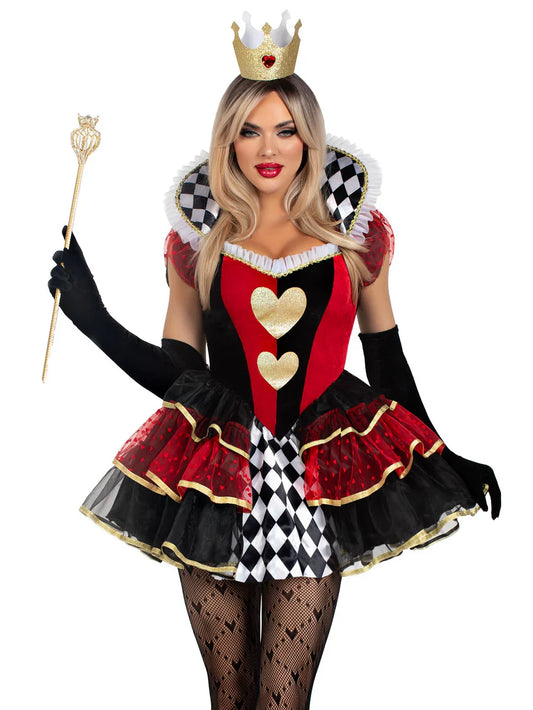 Queen of Hearts 2 PC Halloween Costume