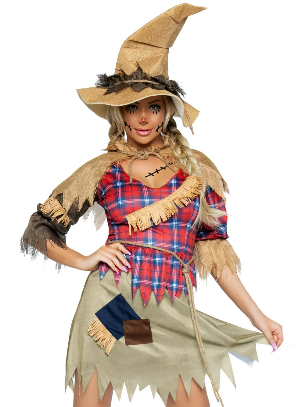 Sinister Scarecrow 4 Piece Halloween Costume