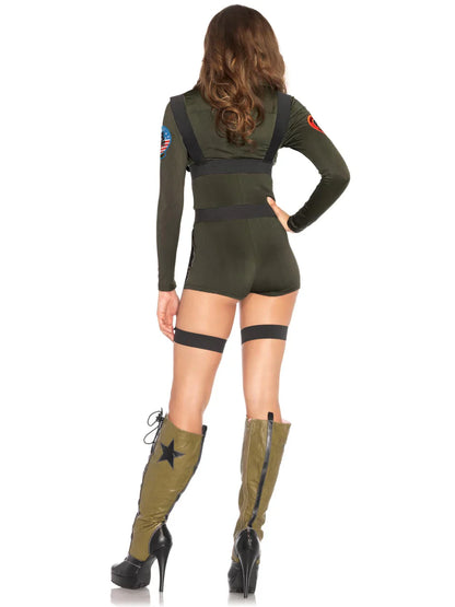 Top Gun Romper 2 Piece Halloween Costume