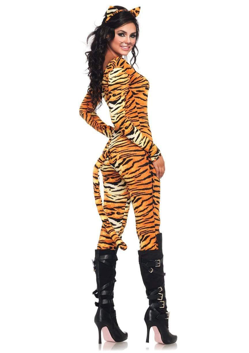 Women's Wild Tigress 2 Piece Halloween Costume