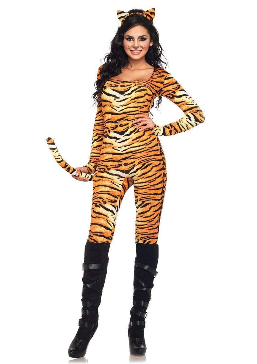 Women's Wild Tigress 2 Piece Halloween Costume