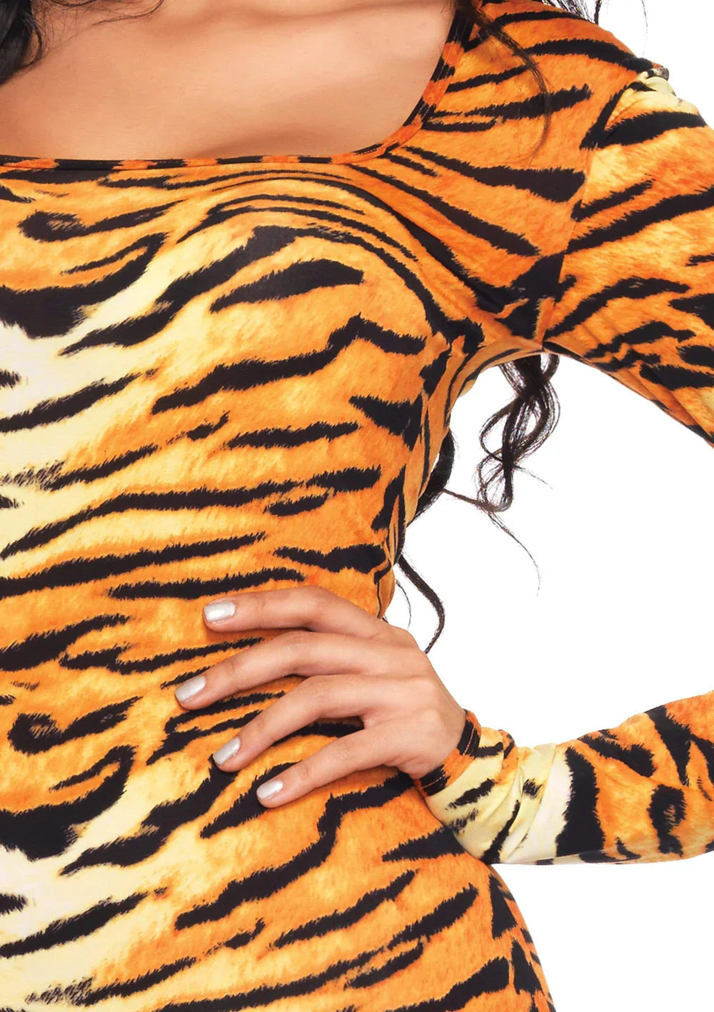 Women's Wild Tigress 2 Piece Halloween Costume