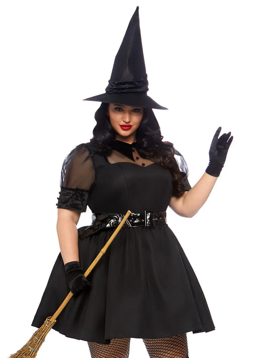 Bewitching Witch 3 Piece Plus Size Halloween Costume